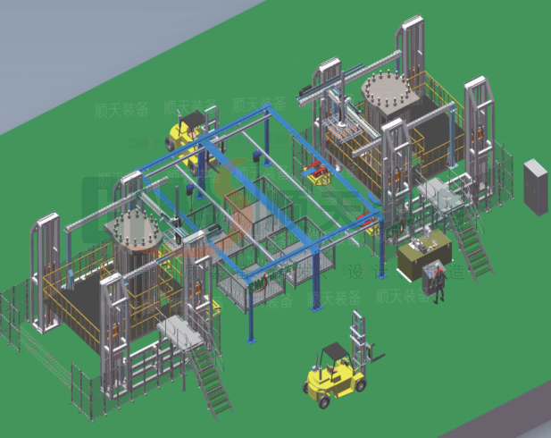 碱性电解槽组装系统
