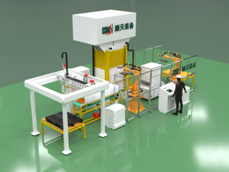 石墨双极板生产线整体解决方案