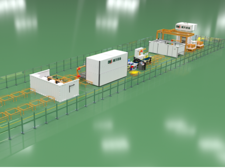 柔性化PEM电解槽生产线