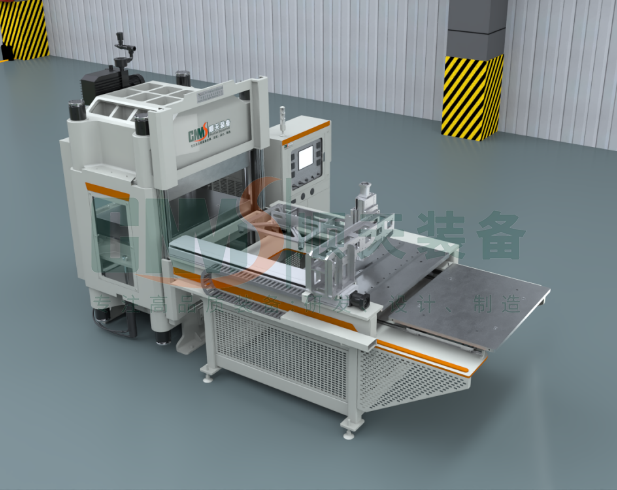 200T 伺服真空热压成型机