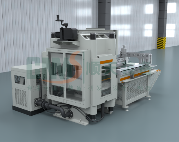 200T 伺服真空热压成型机