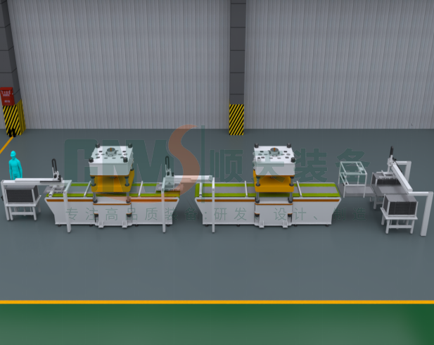 双极板自动冲切线