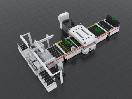 全自动碳毡裁切线