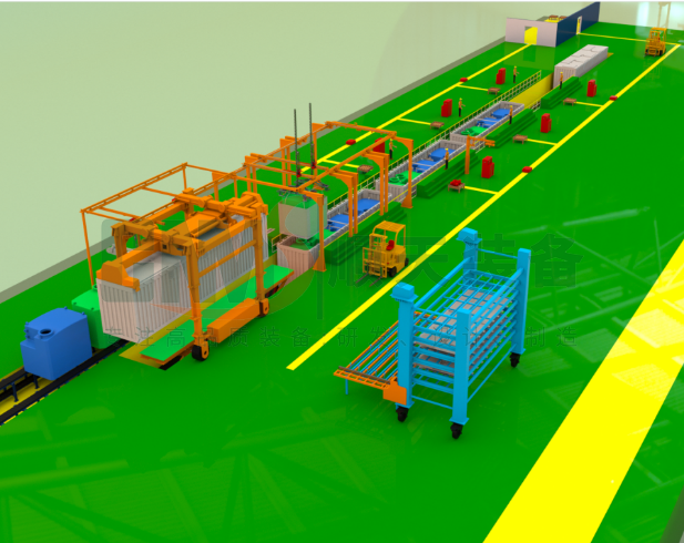 容量集装箱装配线