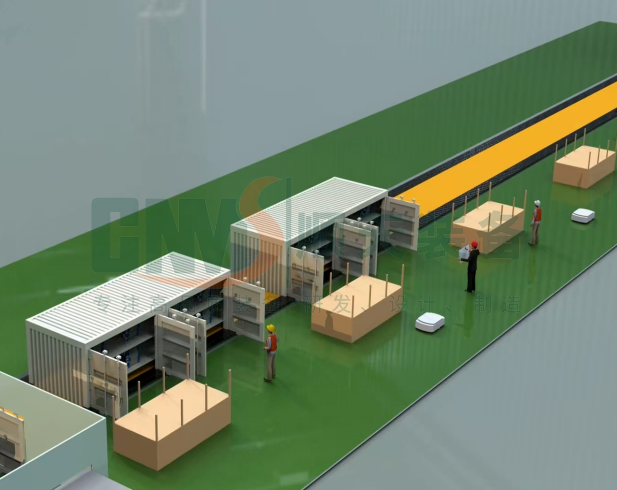 液流电池功率集装箱装配线