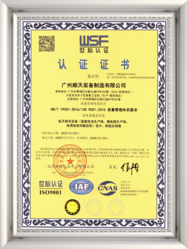 质量管理体系认证