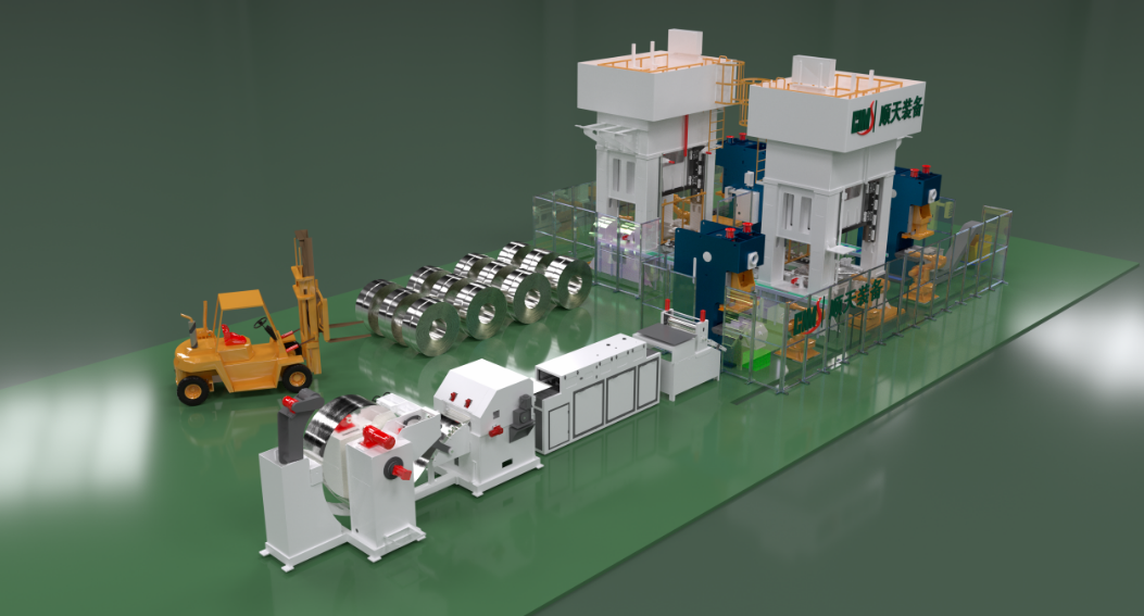 金属双极板智能产线