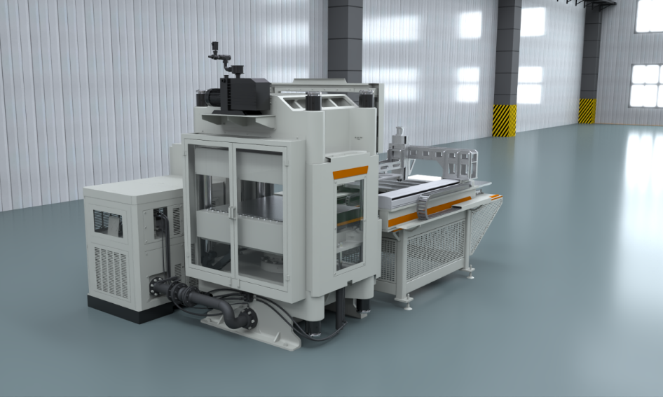 真空伺服热压成型机的应用