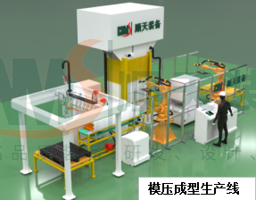 石墨双极板模压成型生产线