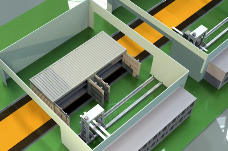 储能功率集装箱装配生产线