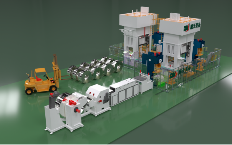 金属双极板模压生产线